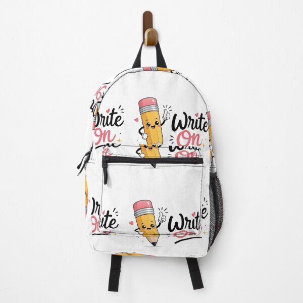 Item preview, Cute Pencil Mascot "Write On" Sticker | Kawaii School Stationery | Student Motivation | Teacher Gift | Writing Lover Design designed and sold by Sanika arts .