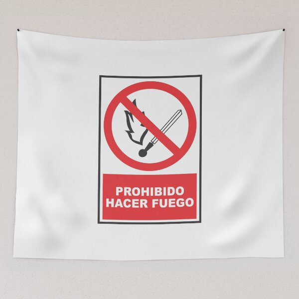 Item preview, Surabaya No Fires Allowed Prohibido Hacer Fuego Urban Energy designed and sold by Andikanewyork.