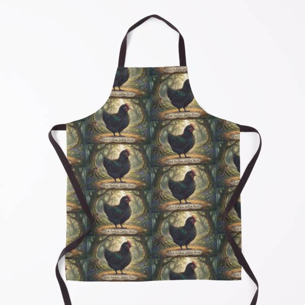 Item preview, Black feathers, golden heart, Black Australorp chicken designed and sold by pbchan.