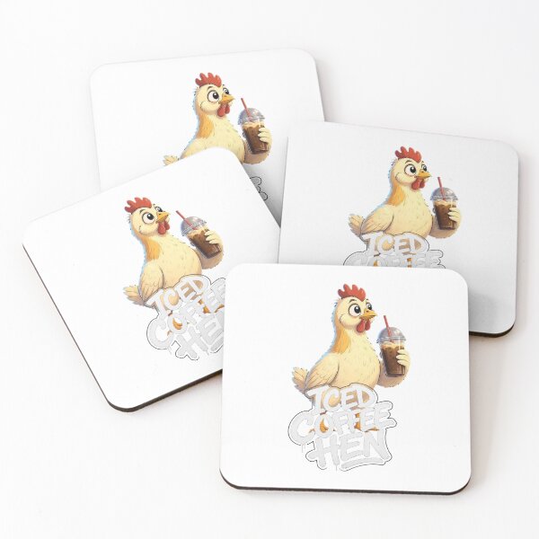 Item preview,  Iced Coffee Hen  designed and sold by TheEndDesign.