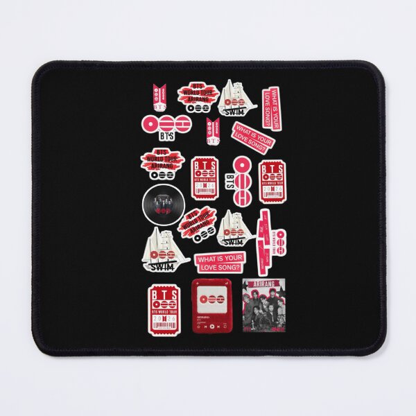 Item preview, ARIRANG BTS DESIGN 30 Sticker Pack | Swim Era Fan Art Aesthetic Vinyl Sticker Collection designed and sold by Palette & Hue.
