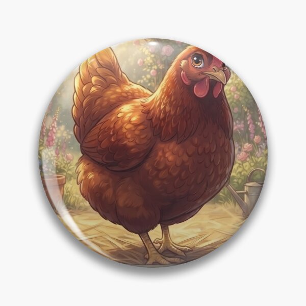 Item preview, Confidence comes one peck at a time, Rhode Island Red Chicken designed and sold by pbchan.
