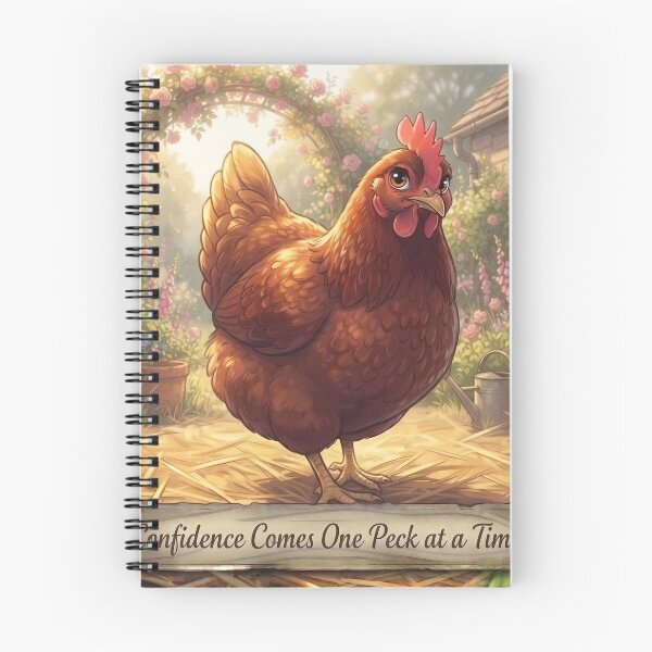 Item preview, Confidence comes one peck at a time, Rhode Island Red Chicken designed and sold by pbchan.