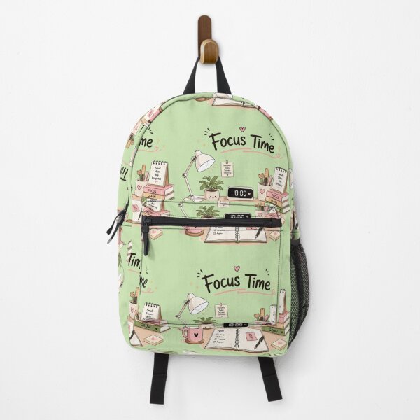 Item preview, Focus Time Cute Study Desk Aesthetic | Kawaii Study Setup | Student Motivation | Cozy Desk Illustration Sticker designed and sold by Sanika arts .