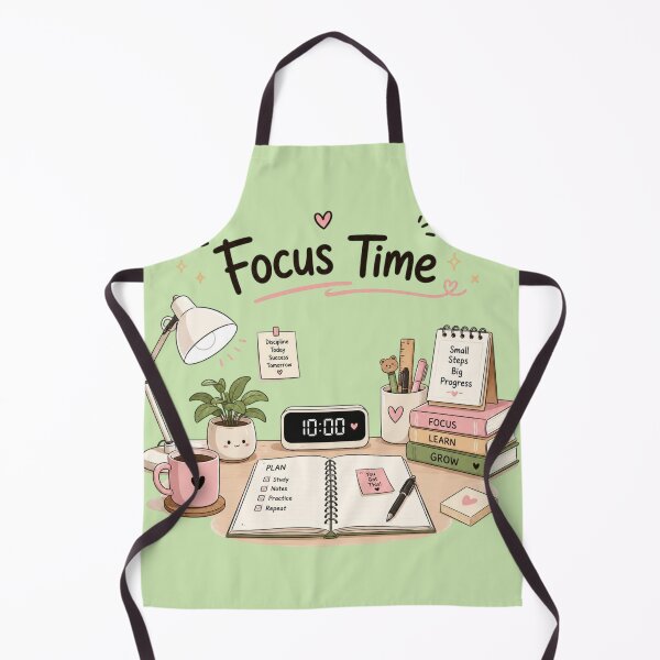 Item preview, Focus Time Cute Study Desk Aesthetic | Kawaii Study Setup | Student Motivation | Cozy Desk Illustration Sticker designed and sold by Sanika arts .