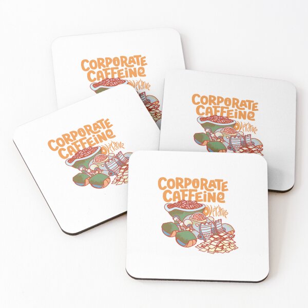 Item preview, Funny Corporate Office Worker Heavy Coffee Drinker designed and sold by QuirkNestHalls.