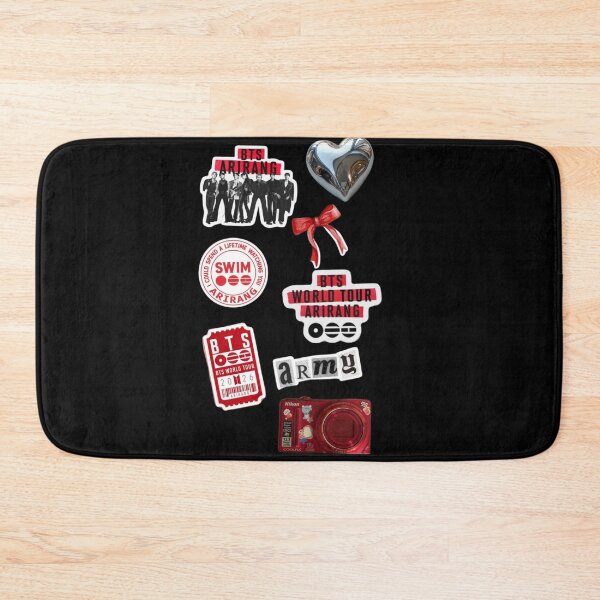 Item preview, ARIRANG BTS DESIGN 31 Sticker Set | Swim Era ARMY Fan Art Collection designed and sold by Palette & Hue.