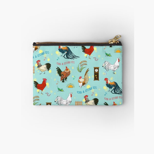 Item preview, Cute seamless roosters pattern cartoon designed and sold by lifewithbirds.