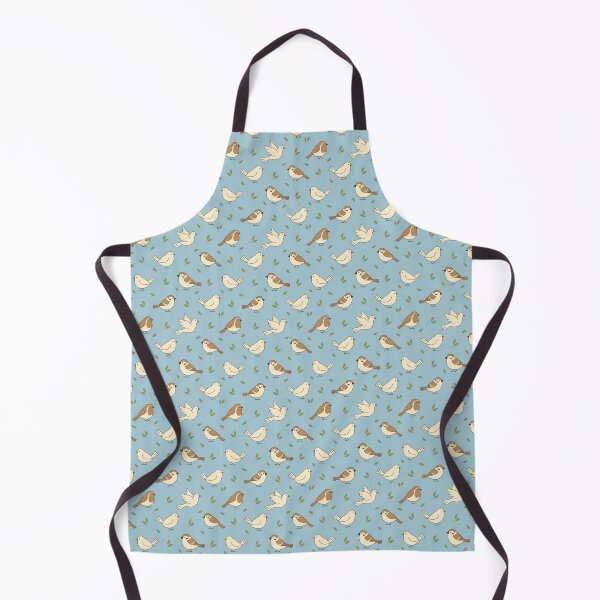 Item preview, Minimalist Birds & Leaves – Soft Pastel Seamless Pattern designed and sold by The Digital Compass.
