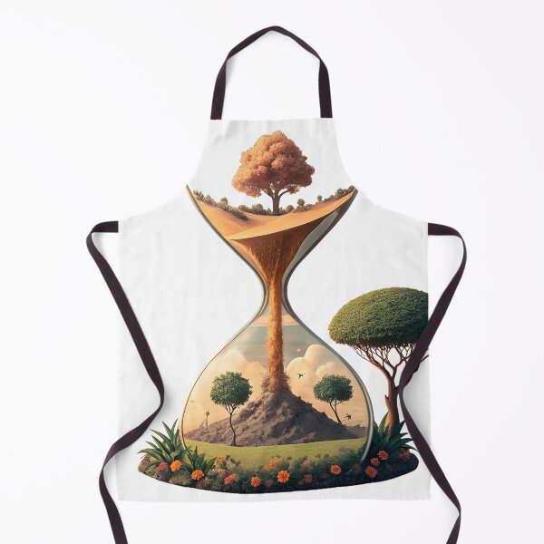 Item preview, Nature's future within hourglass, time passing slowly designed and sold by Ag49D.