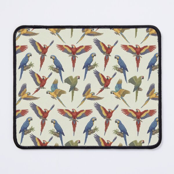 Item preview, Tropical Macaws in Flight – Vibrant Rainforest Parrot Seamless Pattern designed and sold by The Digital Compass.