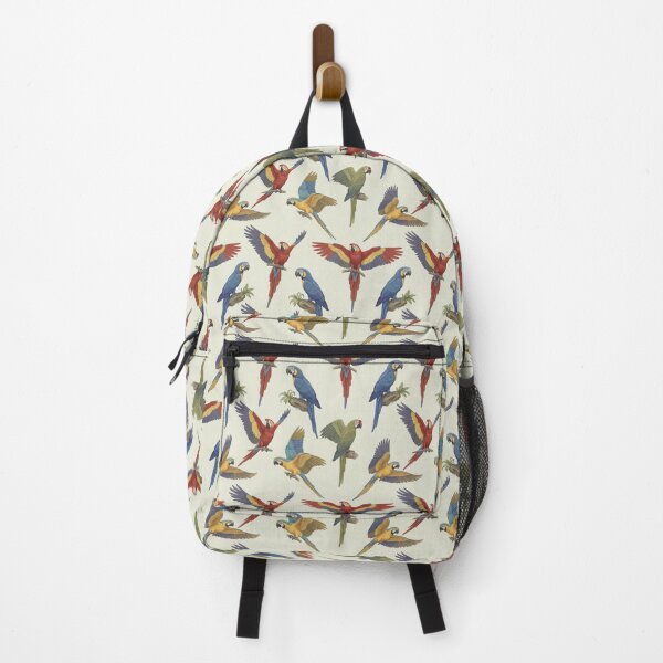Item preview, Tropical Macaws in Flight – Vibrant Rainforest Parrot Seamless Pattern designed and sold by The Digital Compass.