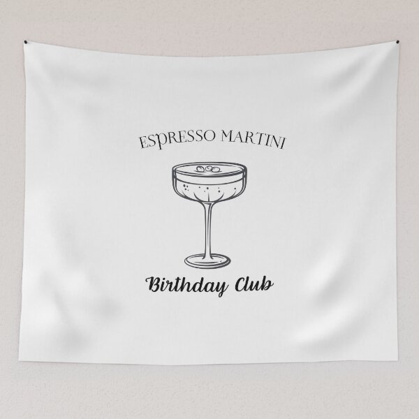 Item preview, Espresso Martini Birthday Club | Funny Birthday Cocktail Lover Gift designed and sold by luckyhue.