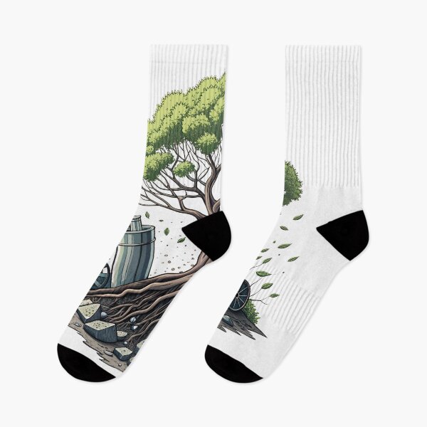 Item preview, Nature reclaims industrial remnants symbolizing renewal designed and sold by Ag49D.