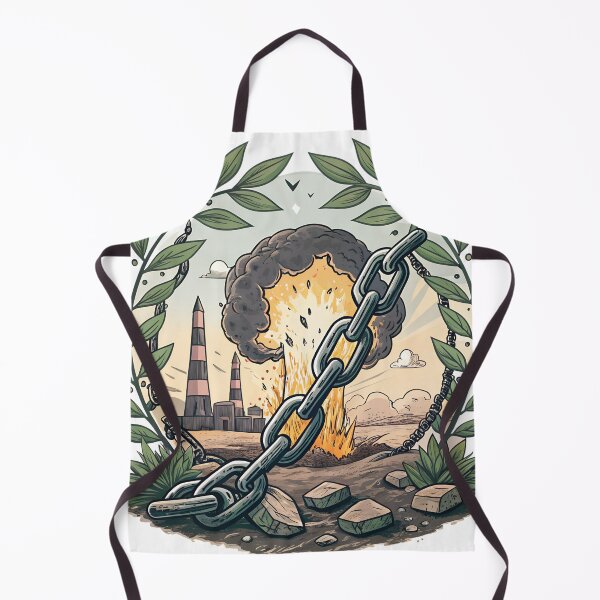 Item preview, Breaking Chains Victory Over Industrial Destruction Symbolism designed and sold by Ag49D.