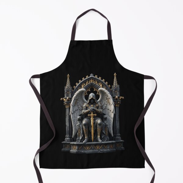 Item preview, Hooded Warrior Angel with Golden Sword — Gothic Sculpture designed and sold by David Mateo ArtWorks.