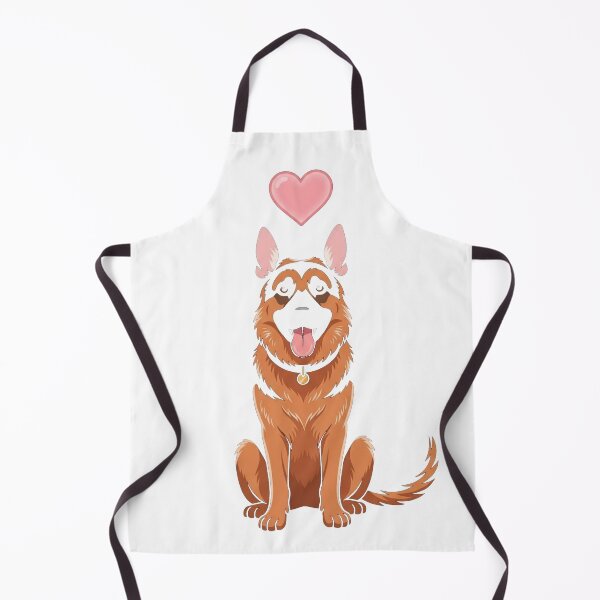 Item preview, LOVE German Shepherd - Red and Black 4 Classic T-Shirt designed and sold by Cafe18.