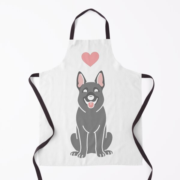 Item preview, LOVE Gray German Shepherd Classic T-Shirt designed and sold by Magoya Store ⭐⭐⭐⭐⭐.