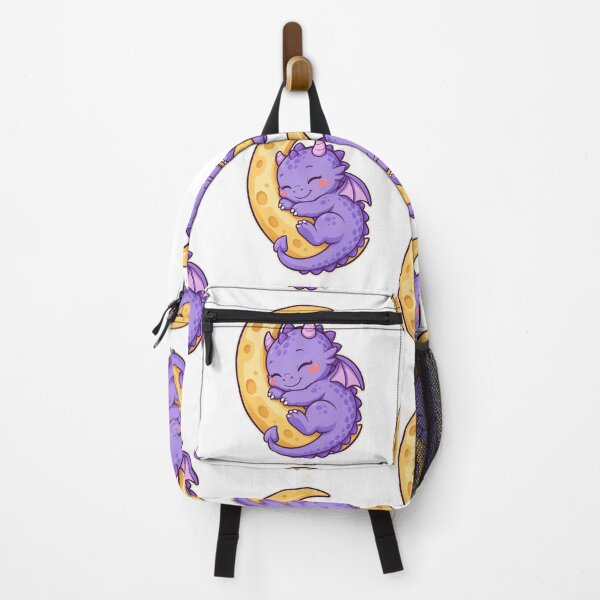 Item preview, Cute Purple Dragon Sleeping on Moon designed and sold by Lobory.