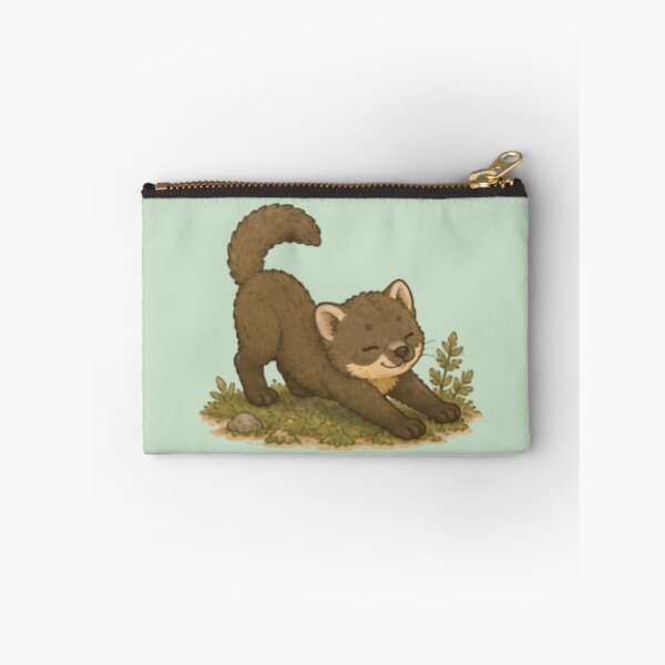 Item preview, Morning Stretch Pine Marten designed and sold by MellowMunchkins.
