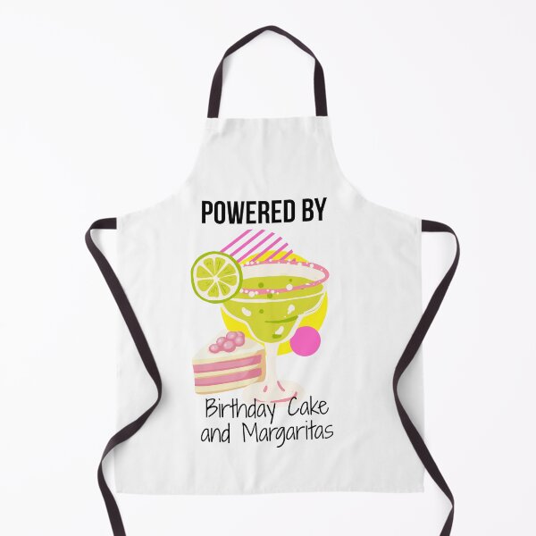 Item preview, Powered by Birthday Cake and Margaritas | Funny Birthday Margarita Lover Gift designed and sold by luckyhue.