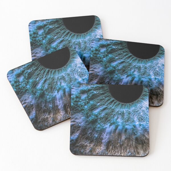 Item preview, Deep Blue Eye Iris Macro Cosmic Human Pupil Texture Art designed and sold by LYAN-STORE.