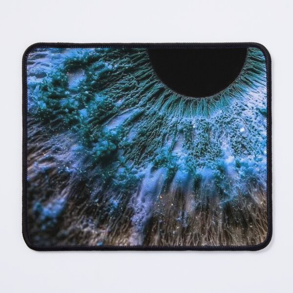 Item preview, Deep Blue Eye Iris Macro Cosmic Human Pupil Texture Art designed and sold by LYAN-STORE.