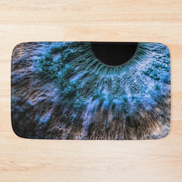 Item preview, Deep Blue Eye Iris Macro Cosmic Human Pupil Texture Art designed and sold by LYAN-STORE.
