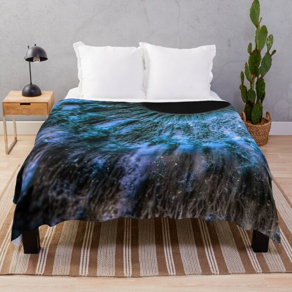 Item preview, Deep Blue Eye Iris Macro Cosmic Human Pupil Texture Art designed and sold by LYAN-STORE.