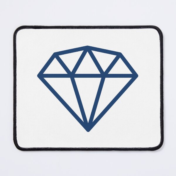 Item preview, Blue Diamond Gem Icon Illustration designed and sold by VectorForge Studio.