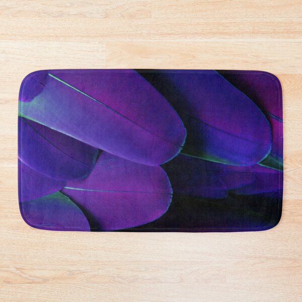 Item preview, Vibrant Purple Feather Texture Neon Iridescent Parrot Plumage Macro designed and sold by LYAN-STORE.