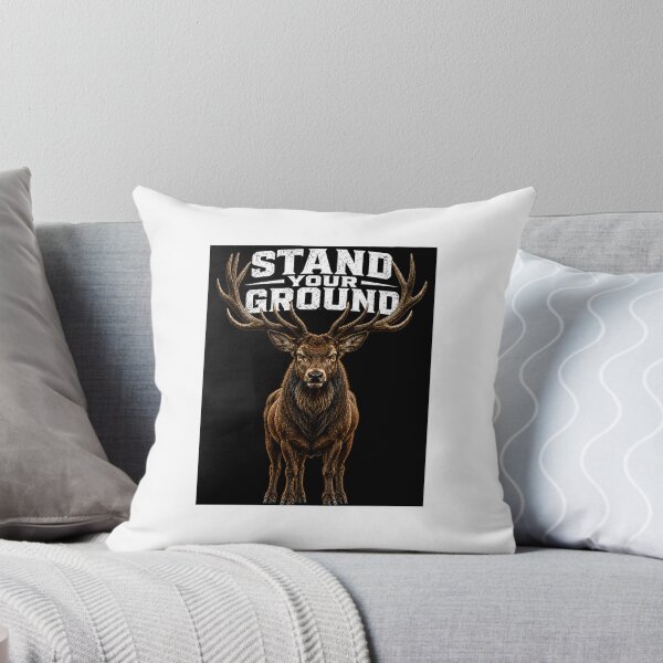 Item preview, Stand Your Ground | Majestic Stag Motivational T-Shirt designed and sold by Bathu Designs.