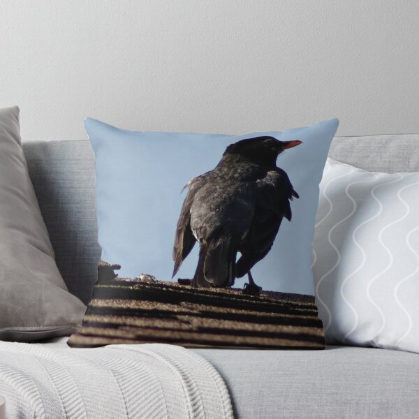 Item preview, American Robin resting on Roof designed and sold by WilesNailsPower.