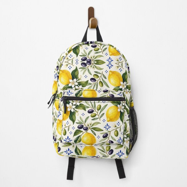 Item preview, Mediterranean Citrus and Olive Seamless Pattern designed and sold by Thanat Pattern Studio.