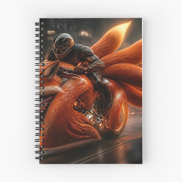 Item preview, Nine-Tailed Fox Motorcycle designed and sold by sigmaartstudio.