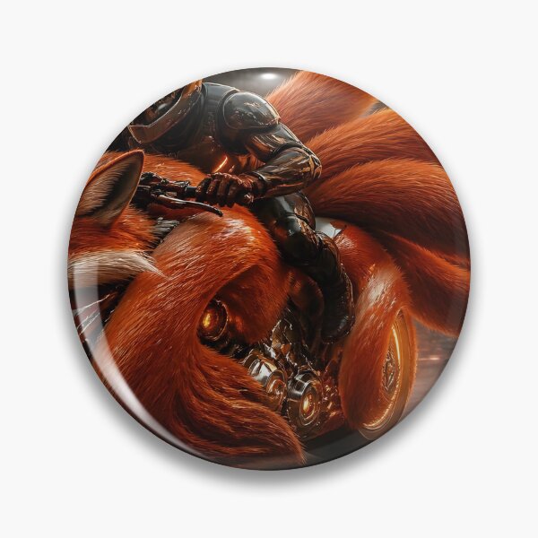 Item preview, Nine-Tailed Fox Motorcycle designed and sold by sigmaartstudio.