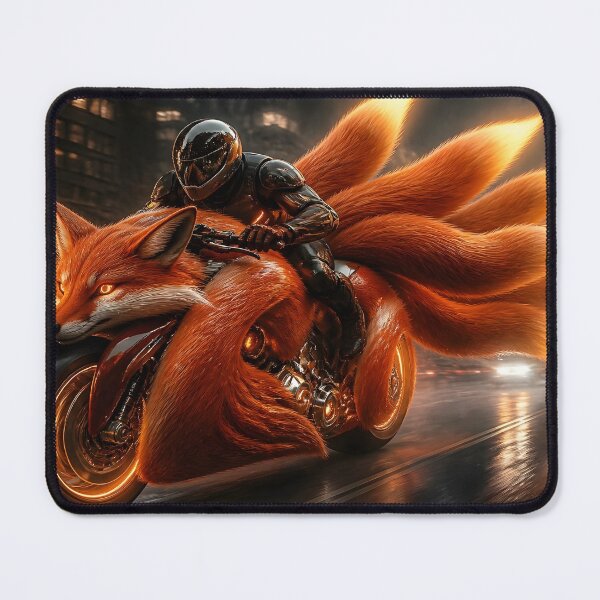 Item preview, Nine-Tailed Fox Motorcycle designed and sold by sigmaartstudio.