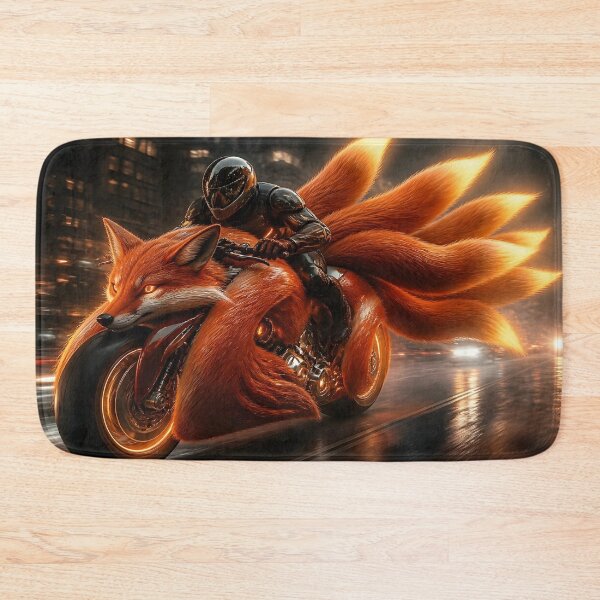 Item preview, Nine-Tailed Fox Motorcycle designed and sold by sigmaartstudio.