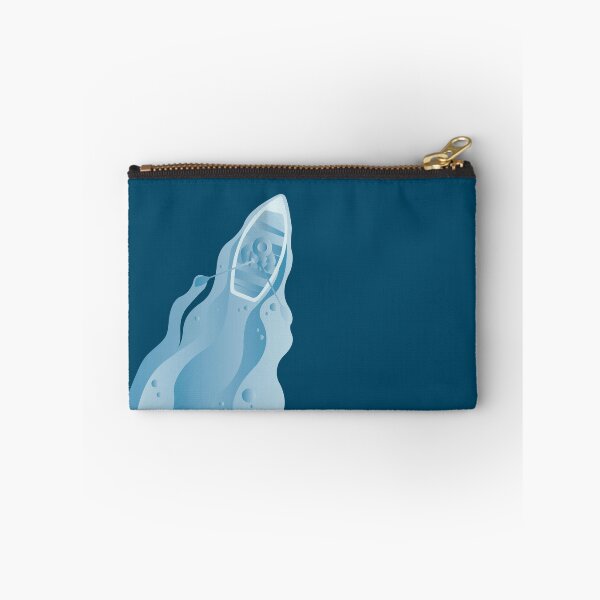 Item preview, Rowing Boat Top View Blue Water Ocean Kayak Illustration designed and sold by LudmylArt.