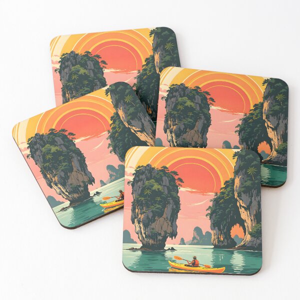 Item preview, James Bond Island Kayak – Retro Sunset Series designed and sold by Spirit of Siam.