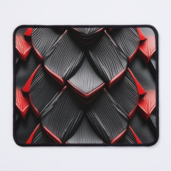 Item preview, Black and Red Dragon Scale Armor Texture Dark Fantasy Pattern designed and sold by LYAN-STORE.