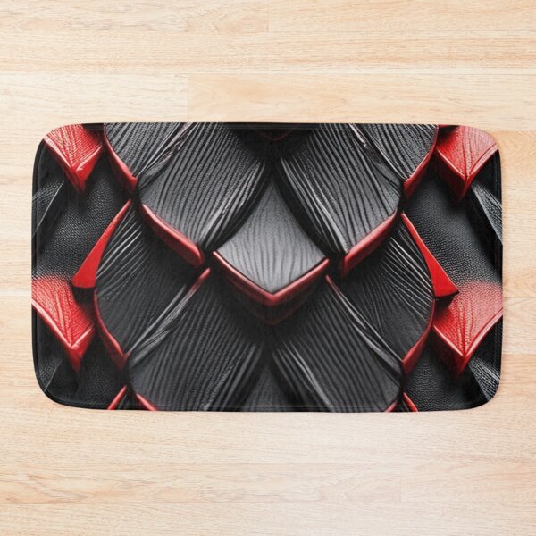 Item preview, Black and Red Dragon Scale Armor Texture Dark Fantasy Pattern designed and sold by LYAN-STORE.