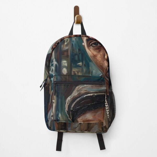 Item preview, Nas Rapper Oil Painting designed and sold by maretsad.