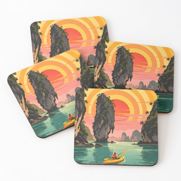 Item preview, James Bond Island Kayak  – Retro Sunset Series designed and sold by Spirit of Siam.