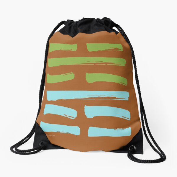 39 Obstacles I Ching Hexagram Drawstring Bag
