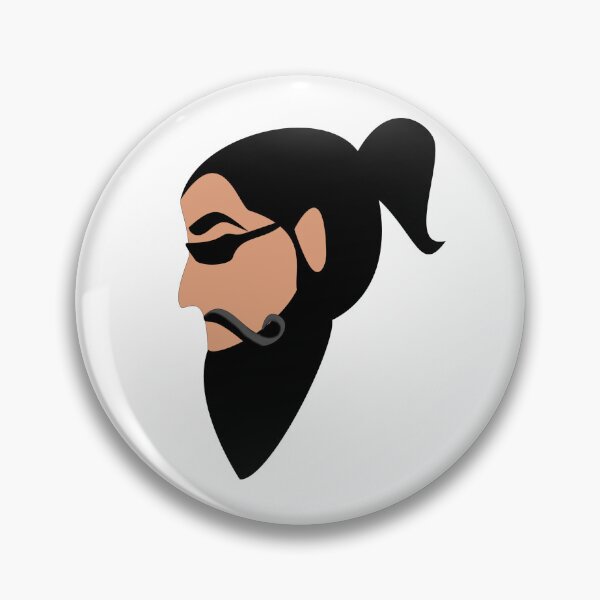 Item preview, Masculine Bearded Man Portrait illustration- Modern men's fashion designed and sold by NiinaZyl.