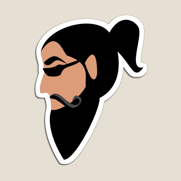 Item preview, Masculine Bearded Man Portrait illustration- Modern men's fashion designed and sold by NiinaZyl.