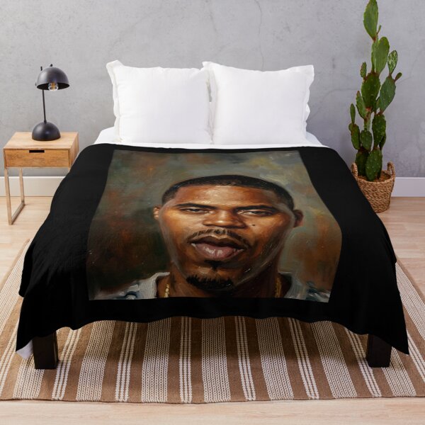 Item preview, Nas Rapper Oil Painting designed and sold by maretsad.
