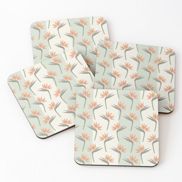 Item preview, Bird of Paradise Flowers – Tropical Botanical Split‑Background Seamless Pattern designed and sold by The Digital Compass.