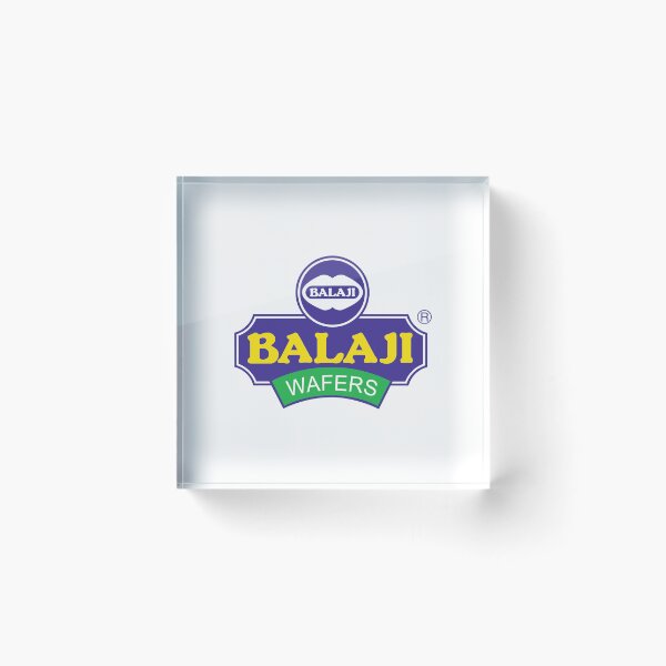 Item preview, Balaji Wafers Snack Brand Vintage Blue Logo designed and sold by junpart.
